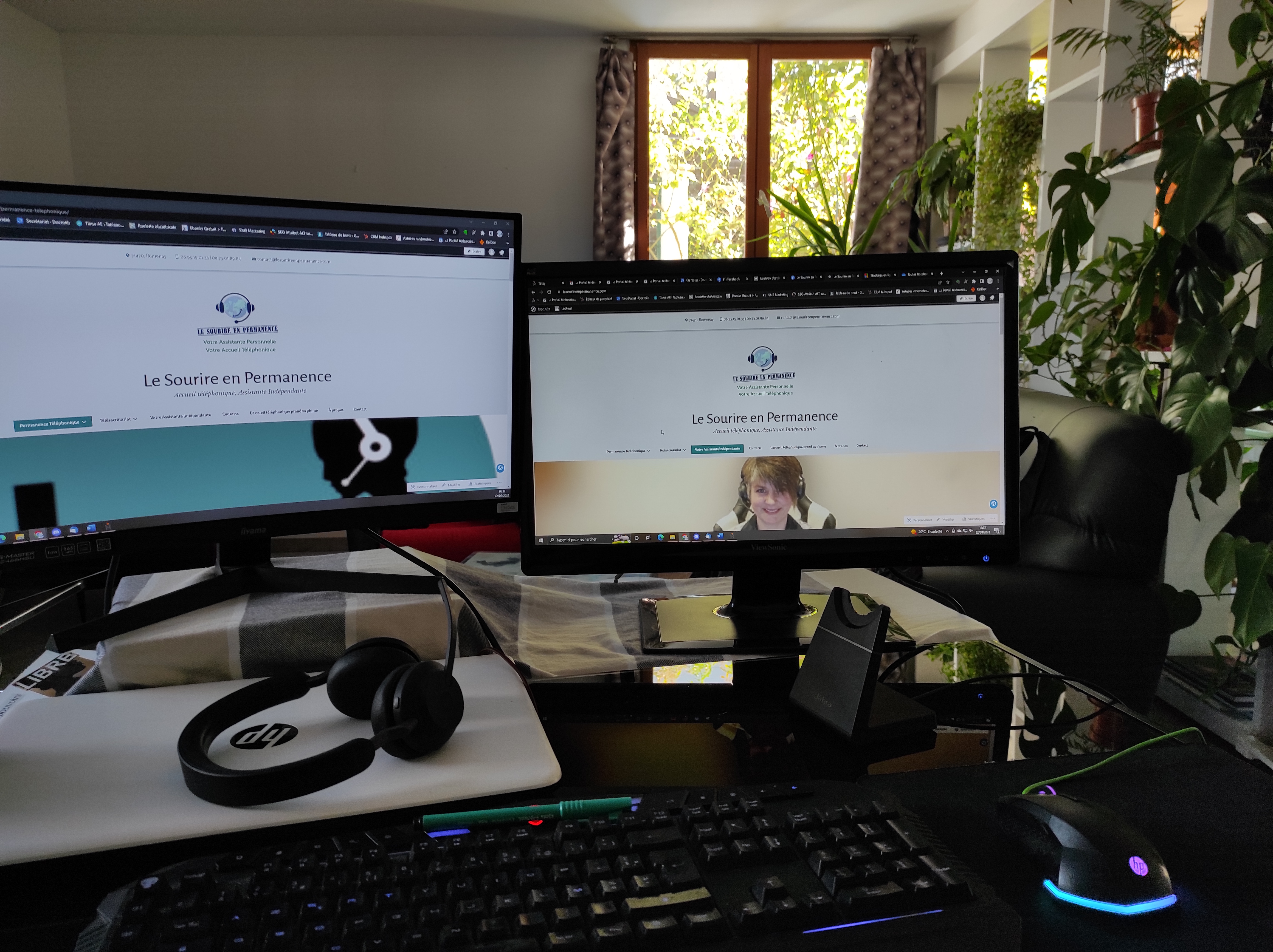 plaisir télétravail Le sourire en Permanence